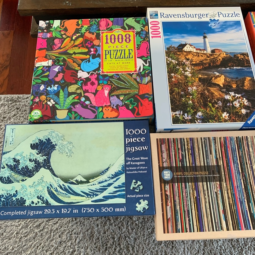 EUC JIGSAW PUZZLES !! Done 1 time. $8 each